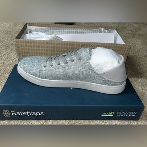 Men's Size 10 casual  Slip On Sneakers Canvas Fabric GREY Baretraps Liam